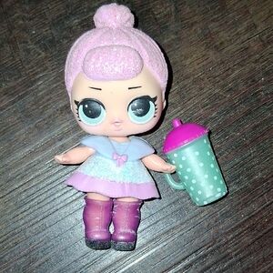 Rare LoL Stylish Doll with Pink and Purple Outfit